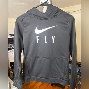Nike Black Hoodie with Fly Logo